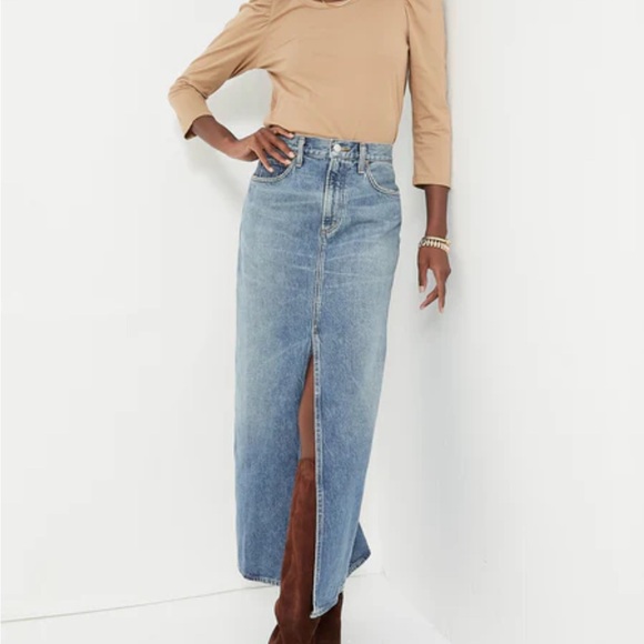 Tuckernuck Pomander Place Tan Vesty Puff Sleeve Top Small - Picture 4 of 13